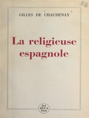cover image of La religieuse espagnole
